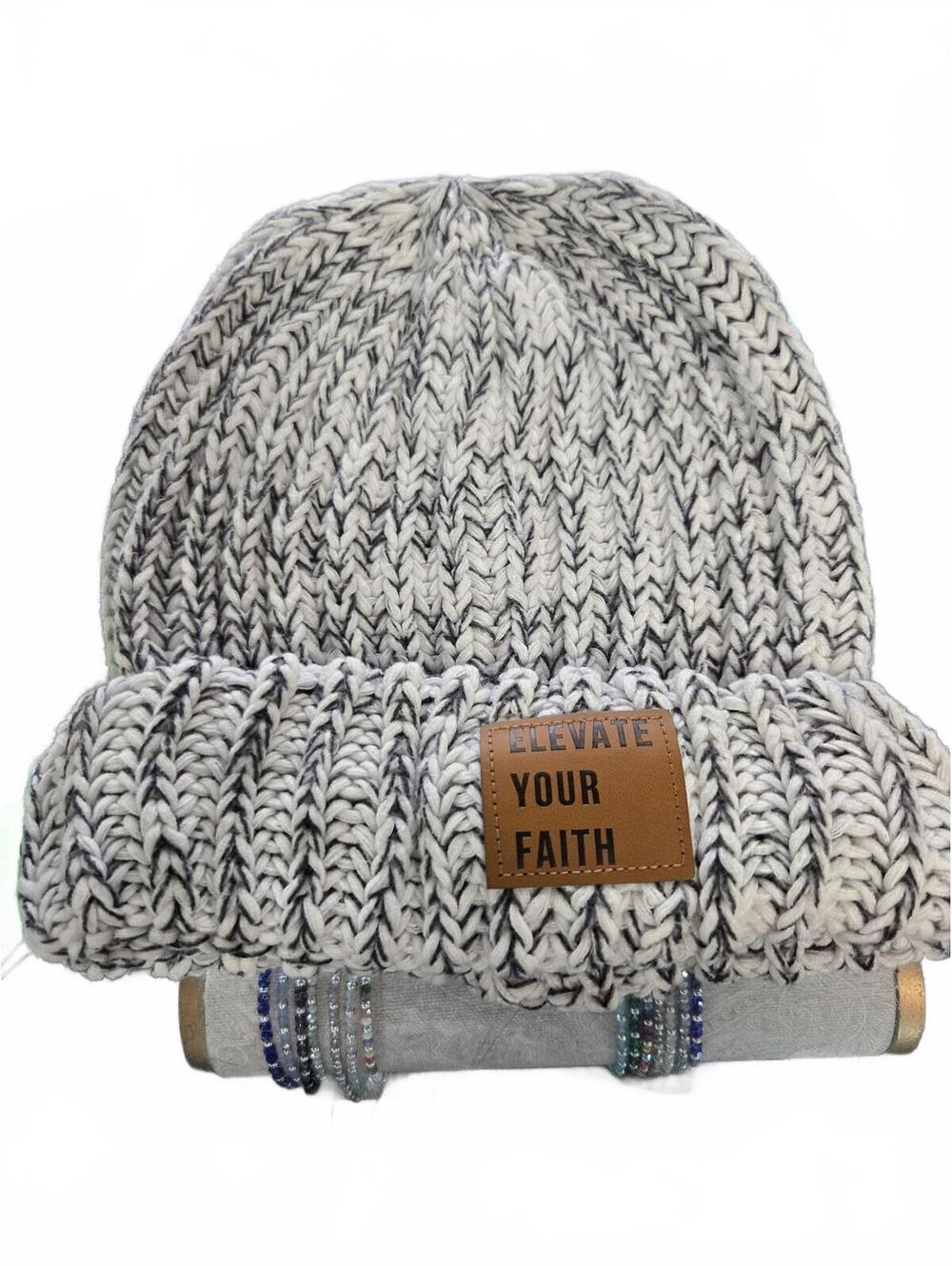 Elevate Your Faith Knit Beanie Hat